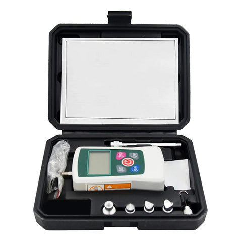 Digital Force Gauge 500N Handheld With Backlit Display And S Unit Switching Lightweight Portable Tension And Compression Meter in case