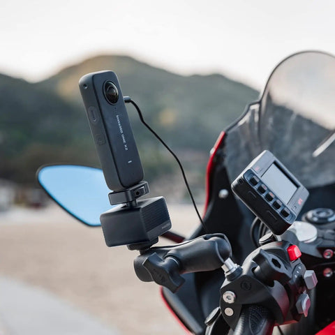 Vibration Damper For Action Cameras That Beats Heavy Shakes And Keeps Footage Smooth In Dry Clean Environments mounted on motorcycle