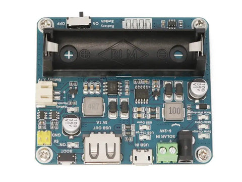 Plug And Play Solar Power Management Module For 6 Volt To 24 Volt Panels With MPPT Battery Charging USB And Pinheader Outputs