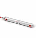 Aluminum Alloy Pneumatic Mini Air Cylinder 16mm Bore 100mm Stroke Double Acting With NPT 1/8 Port, shown against white background