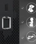 Durable Clear PC Power Button Cover Pack Of 2, Dustproof And Waterproof Push Button Cap Guard on electronics with icons