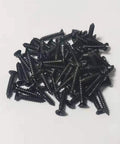 Black screws for Heavy Duty Black Stainless Steel Shelf Bracket Right Angle L Shape Corner Brace For Wood Shelves 16 Pack 1.5x1.2x1.2