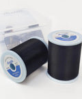 Two Pack Black Nylon Wrapping Thread For Fishing Rod Guide Wrapping 100 Yards Per Spool 500D Durable Eyelet Winding Line