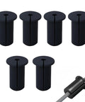 Grommets For Starlink Cables 0.75 Inch Wall Pass Through Silicone Grommets Dustproof Waterproof, pack of six with shown cable fit.