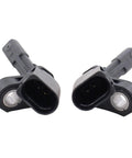 Two ABS wheel speed sensors for Audi TT 2008-2015, compatible with Porsche Carrera GT 2004-2005, VW Golf, Jetta, and more