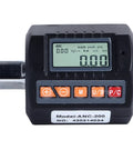 Digital Torsion Meter With Sound And Light Alarm Portable Wrench Adapter Heavy Duty 45 Steel And ABS Tool close-up view
