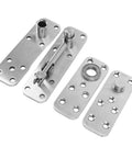 Hidden Door Hinge With Beefy Heavy Duty Stainless Steel 360 Degree Rotation for Wooden and Aluminum Frame Doors, set of 4 pieces.