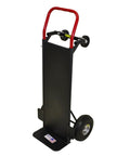 Heavy Duty Hand Truck Converts From Two Wheel To Four Wheel Platform With Solid Steel Deck Preventing Load Slippage 800 Pound Capacity