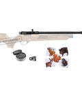 Hydra QE.22 Cal Barrel Module For PCP Air Rifle With Versi-Cal Caliber Swap, QuietEnergy Shrouded Barrel, targets, and pellets