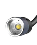 Close-up of LED head from Heavy Duty Rechargeable Neck Light With Magnetic Base For Hands Free Work IPX4 LED Neck Flashlight