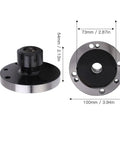 Heavy Duty 100Mm Diameter Collet Chuck Tool Holder For CNC Milling Machines Made From Super Durable Carbon Steel secure grip with precise dimensions.