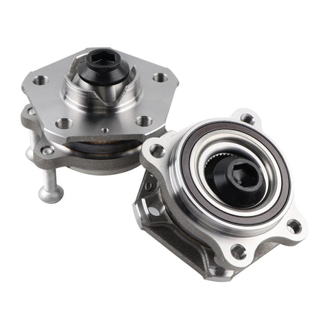 2 Pack Front Preloaded Wheel Hub Bearing Assembly For Audi A4 A5 A6 A7 Q5 Q7 RS5 S5 SQ5 Allroad Quattro 2017 To 2022 Compatible Replace WA513433 Drop In Ready OE Grade Replacement.