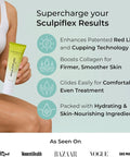 Person holding gel with benefits of 3 In 1 Body Sculpting Machine With Dynamic Cupping And Red Light Therapy For Firmer Looking Skin