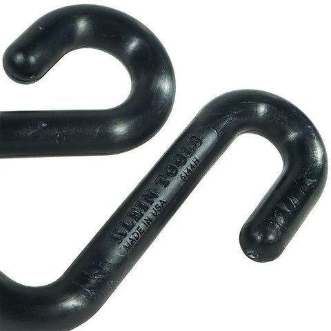 Close-up of Heavy Duty Aerial Basket Hook Replacement 5144H for bucket trucks, all-weather nylon 66 polymer, S-hook design.