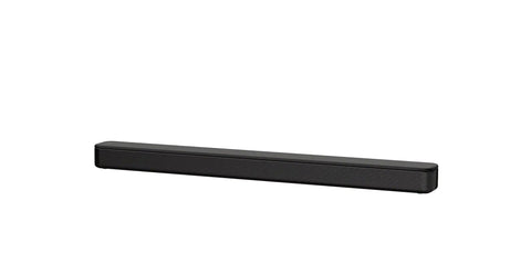 Compact 2 Channel Soundbar With Bass Reflex Built In Tweeter Bluetooth Easy Setup Slim Design For Small Rooms And Home Office Clear Theater Like Audio In Black