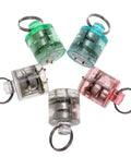 5 Pack LED Fishing Lights For Deep Water Drops, Underwater Round Squid Strobe Bait Lure in assorted colors