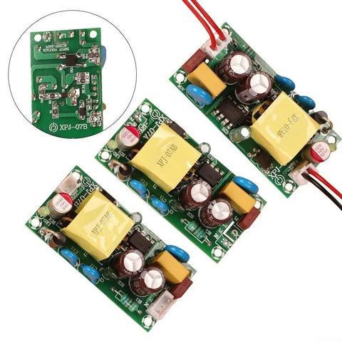 Rock Solid Ac 110 To 240V To 12V Dc Power Supply Bare Board models XPJ 07A and 07B with heavy duty heat dissipation.