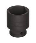 Impact Socket 1-1/8 Inch 1/2 Inch Drive SAE Cr-Mo Chrome Molybdenum 6-Point Cold Forged And Heat Treated For Heavy Duty Auto And Industrial Work