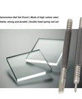 Hammerless Punch And Chisel Set With Spring Loaded Center Punch For No Hammer Needed Door Pin Removal In Tight Spaces