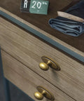 Badass Hella Smooth Antique Brass Cabinet Knobs With Oval Backplate For Kitchen Drawers And Furniture Upgrades Zinc Alloy Hardware on wooden drawers.
