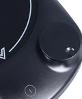 Close-up of the control interface of a Fast Heating Electric Mug Warmer Featuring Four Adjustable Heat Settings And Smart Auto Shutoff.