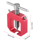 RC Bearing Puller For Motors And Gears, Aluminum Alloy Gear Removal Tool, Blind Bearing Puller, CNC Machined, Red Anodized