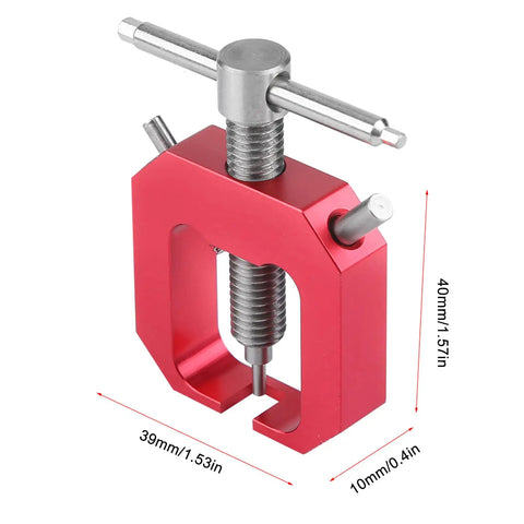 RC Bearing Puller For Motors And Gears, Aluminum Alloy Gear Removal Tool, Blind Bearing Puller, CNC Machined, Red Anodized