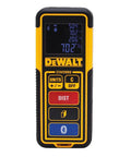 12V Max Cordless 3X360 Green Beam Line Laser With Bluetooth And Built-In Distance Meter Tool Auto-Leveling Accuracy And Magnetic Bracket showing digital display and control buttons.