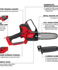 Badass Brushless Hammer Drill and Impact Driver and Pruning Saw Combo Kit Bundle Works with M18 Batteries, features ergonomic design and chainsaw functionalities.