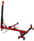 Beefy Heavy Duty Auto Body Frame Puller And Straightener With 6600 Lbs Load Capacity And 10 Ton Pulling Tower for car chassis repair