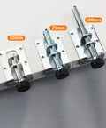 Adjustable Furniture Feet Kit For Home Use, 8 Heavy Duty Table Leg Levelers with 50mm, 75mm, and 100mm elevation brackets