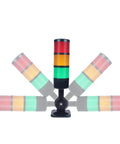Heavy Duty Workhorse Led Signal Tower Light For Industrial Use 3 Layer Stack Lamp With Rotatable Base And 12V 24V DC Operation
