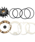 Beefy Sea Water Pump Impeller Kit For Volvo Penta And OMC Marine Engines With 12 Blade Spline Drive Neoprene Impeller Brass Hub
