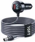 Road Ready Three In One Starlink Mini Car Charger Featuring Slick 36W PD And Quick Charge 18W Adapter with 10ft coil cable.