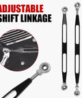 Harley Davidson Shifter Linkage Replacement For Touring Models 1980 To 2024 Street Glide Electra Glide Road King Softail Dyna Road Glide Tri Glide Easy Install And Ready To Go Gear Shift Linkage black anodized aluminum and steel