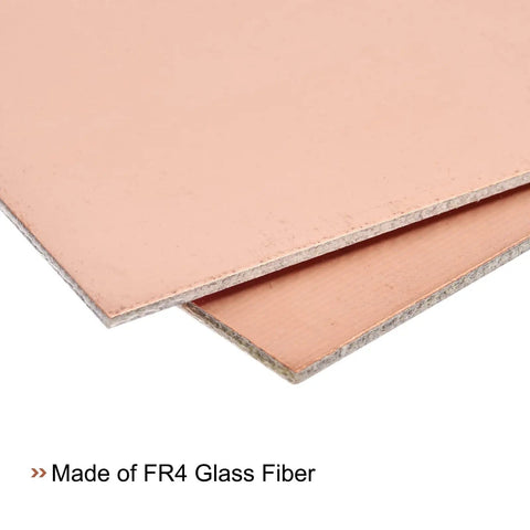 Copper Clad PCB Boards 70mm By 50mm By 1.5mm FR4 Glass Fiber Single Sided Prototyping Pack Of 10 For Circuit Projects