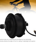 Street-Ready Powerhouse 36V 250W Waterproof Front Wheel Hub Motor Kit For E-Bikes With 3 Riding Modes showcased against a cycling silhouette.