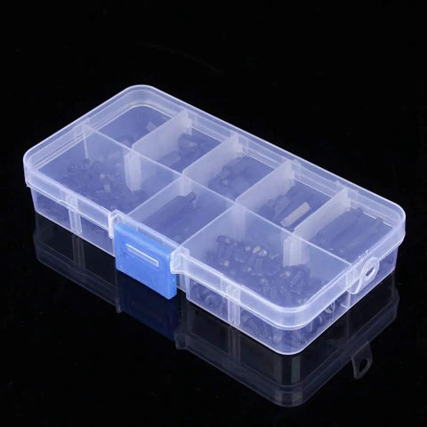 Nylon Black M3 Hex Standoff Spacer Kit With 180 Pieces In Durable Plastic Storage Case For Electronics Makers Diy Hobbies And Computer Assembly Ideal For Home Workshops Robotics Mods Diy Electronics Computer Modding And Hobby Box Organization, plastic case