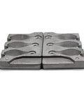 Three Cavities Bank Sinker Molds With 4.5 To 6 Ounce Weights No Handle DIY Pro Grade Bank Sinkers At Home For Serious Anglers