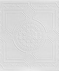 No Sweat Glue Up Foam Ceiling Tiles EZ Install Hides Popcorn Texture Fast Lightweight Styrofoam decorative tile plain white finish.