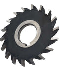 Beefy HSS Disk Shaped Milling Cutter Disc Set With 32mm Bore for gear cutting in metalworking, front view of 100x6mm precision tool