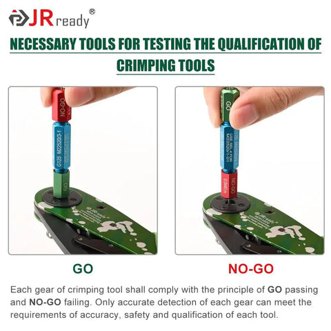 Pro Grade Aviation Crimp Tool Kit For Aircraft Wiring With 4 Indent 8 Impression Crimper AS2G And M22520-2-01 Compatibility GO NO GO Gauge