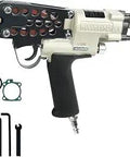 Pro-Grade 3/4-Inch 15 Gauge Pneumatic Hog Ring Gun for Cages with tools and accessories