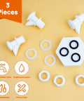 Push Button Spigot Replacement For 2 To 10 Gallon Water Coolers Food Grade Non Toxic Odorless Beverage Dispenser Spigot Durable 3 Pack Backups For Parties Camping And Everyday Cooler Use