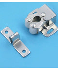 Super Sweet Double Roller Ball Latch 10 Pack For Kitchen Cabinets Wardrobes And Cupboards With Auto Lock Spring System Easy Install Style, metal components visible.
