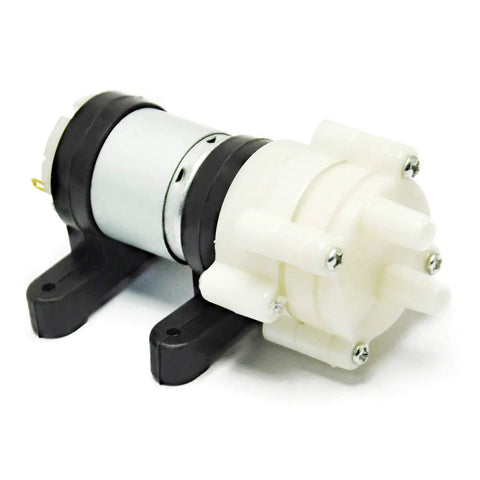 Mini DC Water Pump 6V To 12V Diaphragm Pump With Water Cooling Quiet Case 1.5-1.8 L/Min Flow 95mm L 47mm W 36mm H 5mm Inlet