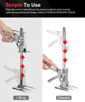 Two Pack Heavy Duty Labor Saving Arm Jack Lifts Up To Ten Inches demonstrating lifting and lowering for furniture or drywall