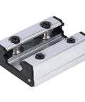 300mm Linear Motion Rail With External Biaxial Guide Block, Metal Linear Guide System With 8 Mounting Holes For Robotics And Precision Equipment