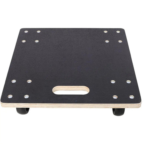 Heavy Duty Furniture Dolly 1320 Lb Capacity With Four Swivel Casters Non Slip Wood Platform from top view