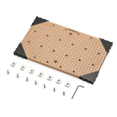 CNC MDF Grid Spoilboard for 3018 Router Compatible With 3018 Pro Series Mach3 300 X 180 X 12mm With 24 6mm Holes Includes Screws And Nuts
